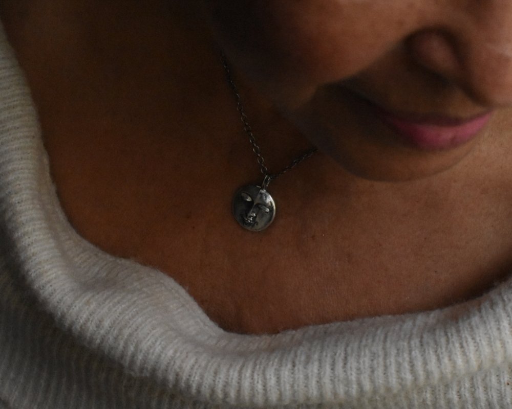 All That Ever Was Moon Pendant - franny e