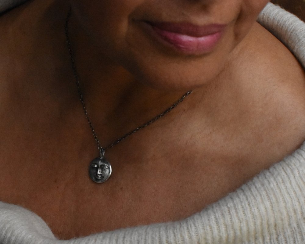 All That Ever Was Moon Pendant - franny e