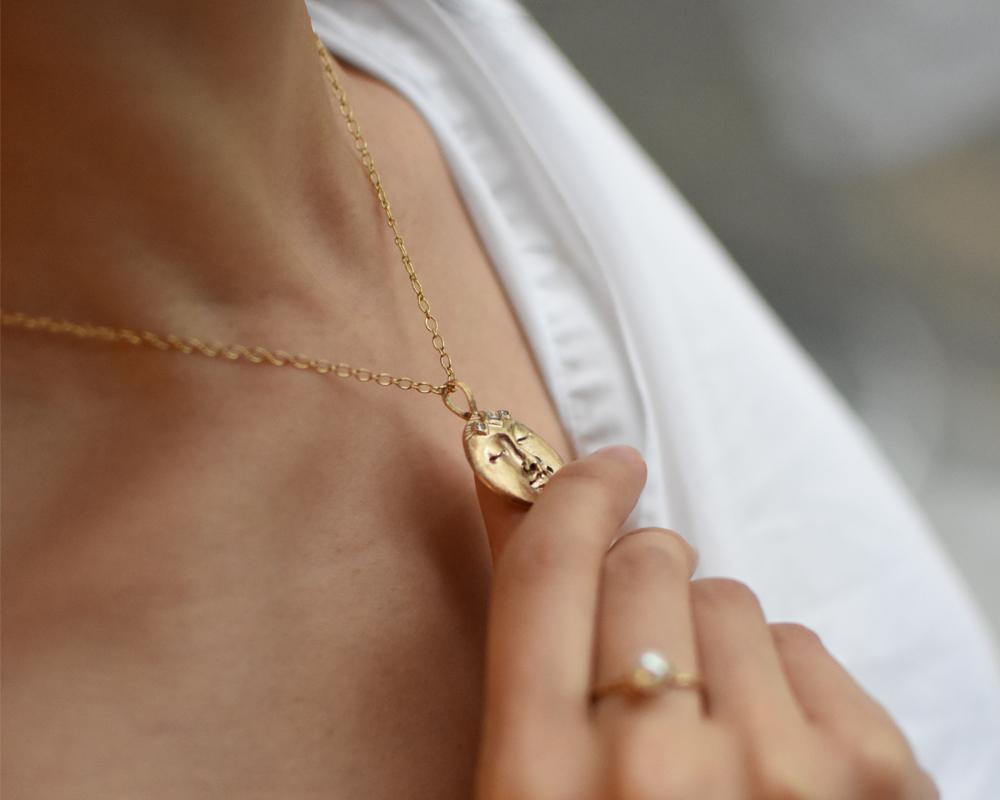Gold Moon of Meaning - Franny E Fine Jewelry