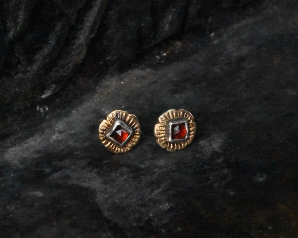 One of One Pair—A Voyage Home Earring Studs - franny e