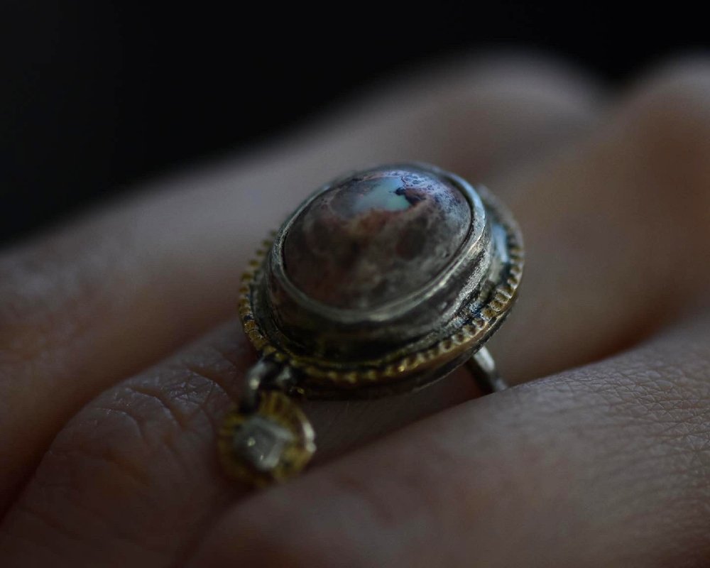 One of One—October's Star Ring - franny e