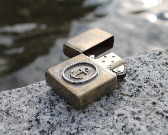 One of One—The Anchor Aboard the Maria in Amsterdam Lighter - franny e