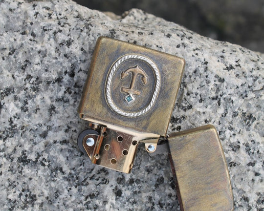 One of One—The Anchor Aboard the Maria in Amsterdam Lighter - franny e