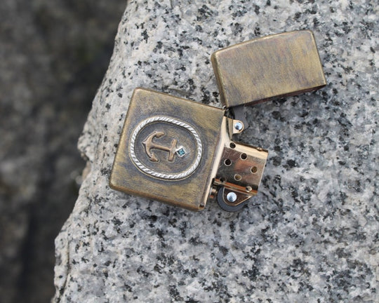 One of One—The Anchor Aboard the Maria in Amsterdam Lighter - franny e