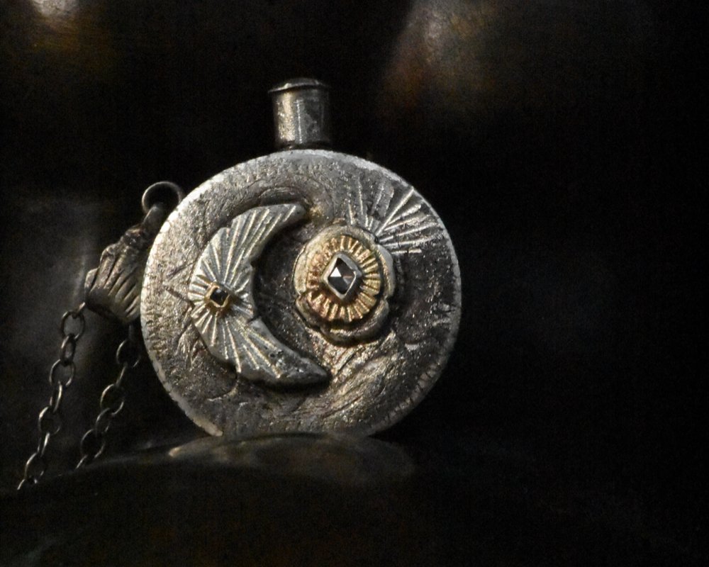 One of One—The Depths of Meaning Above Us Vessel Necklace - franny e