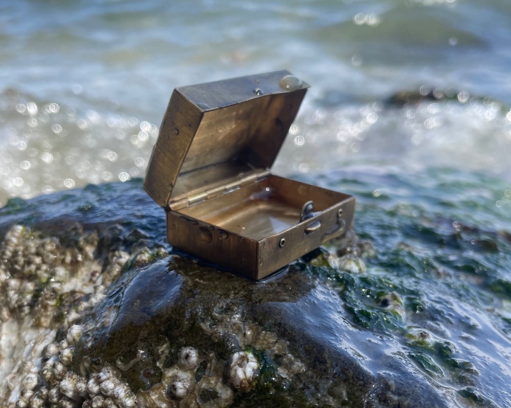 One of One—Tiny Sunburst Treasure Box - franny e