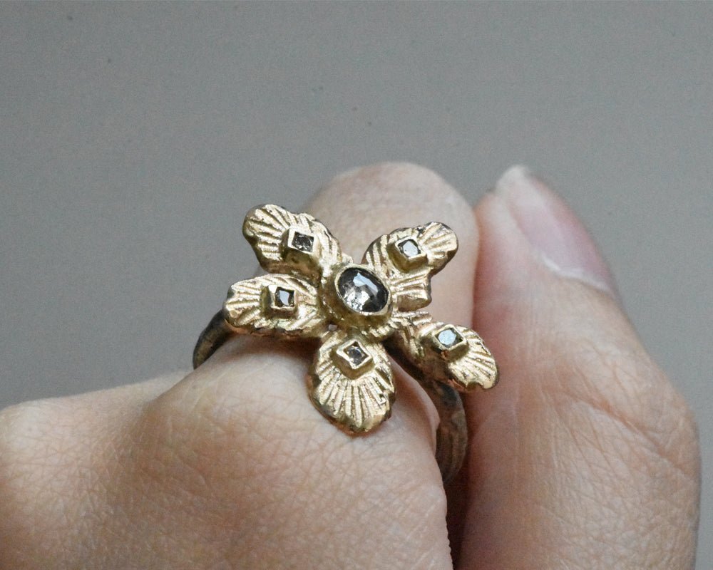 Secret Garden's Hibiscus | One of One - Franny E Fine Jewelry