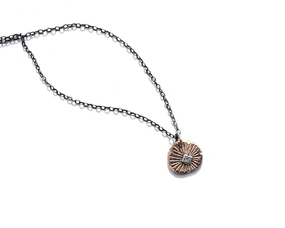 Shine Bright Don't Burn Necklace - Franny E Fine Jewelry