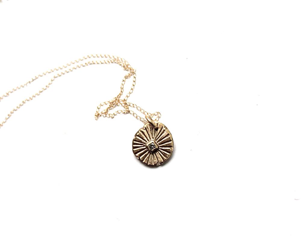 Shine Bright Don't Burn Necklace - Franny E Fine Jewelry