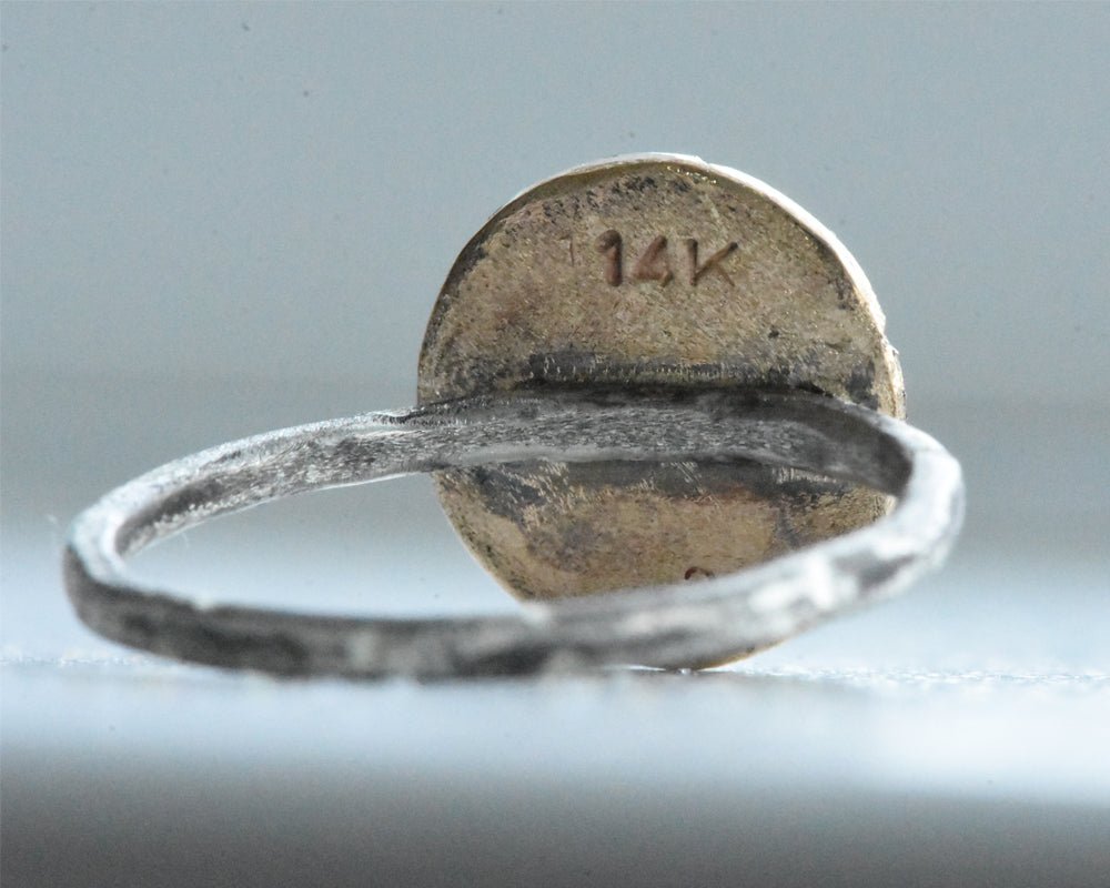 Signature Ring with Sunstone | One of One - Franny E Fine Jewelry