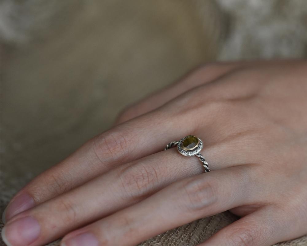 Twist of Fate & Meaning | Nana's Moss Tourmaline - Franny E Fine Jewelry
