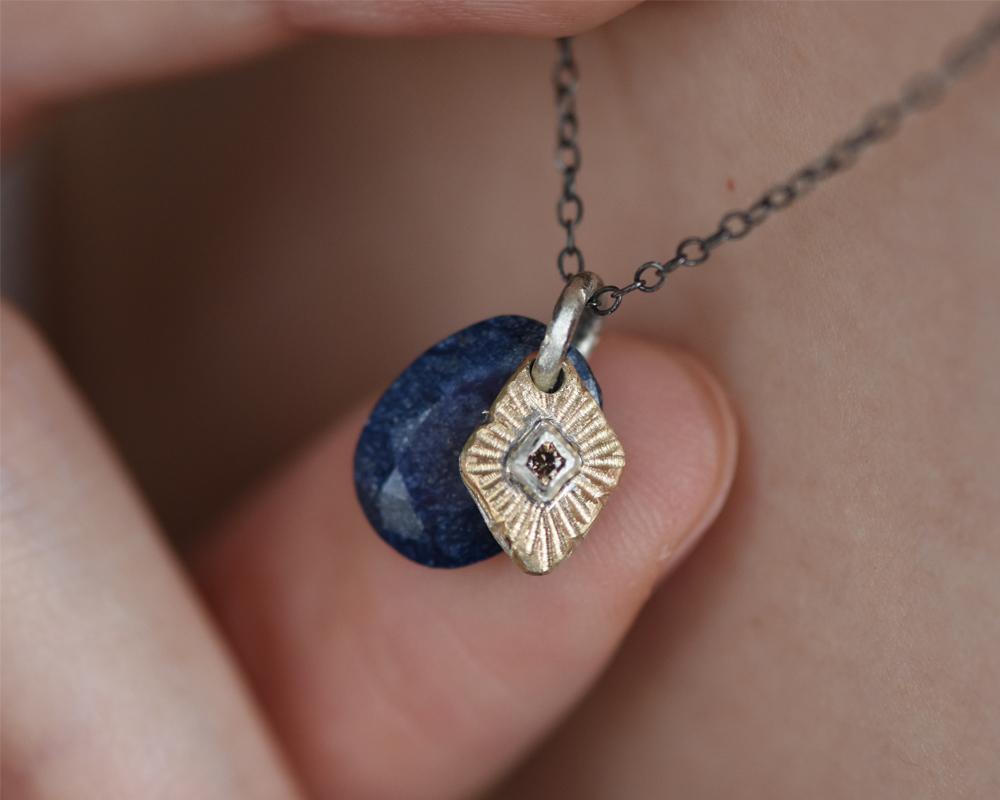Winter's Void | Blue Sapphire - Franny E Fine Jewelry