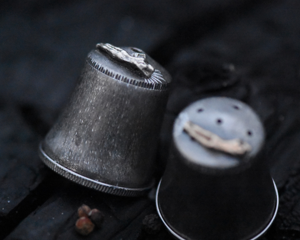 One of One Set—Dreaming Muse Salt & Pepper Shakers