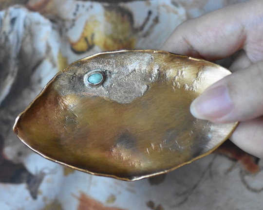 One of One—Turquoise Eye Treasure Tray