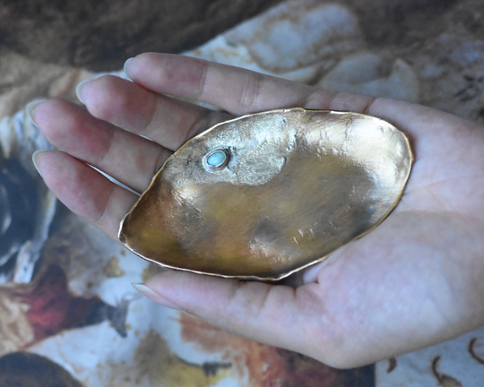 One of One—Turquoise Eye Treasure Tray