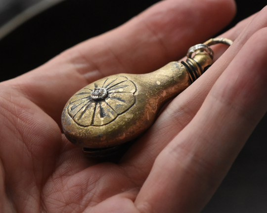 One of One—A Longing Look Vessel Pendant