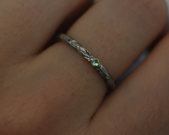 One of One—Itty Bitty Burst in Paris Ring