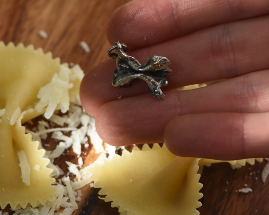 One of One—Bow Tie Pasta Charm