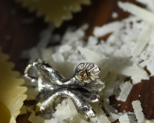 One of One—Bow Tie Pasta Charm