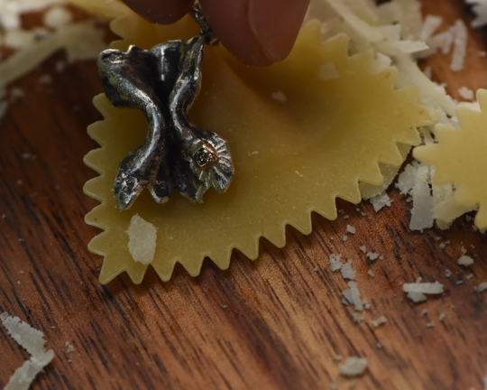 One of One—Bow Tie Pasta Charm