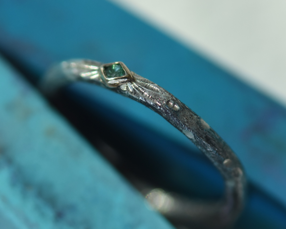 One of One—Itty Bitty Burst in Paris Ring
