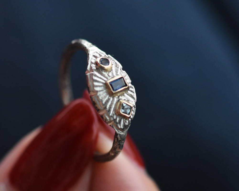 One of One—A Palette Like Bow’s Blueberries Ring