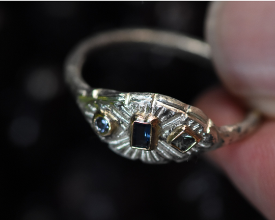 One of One—A Palette Like Bow’s Blueberries Ring