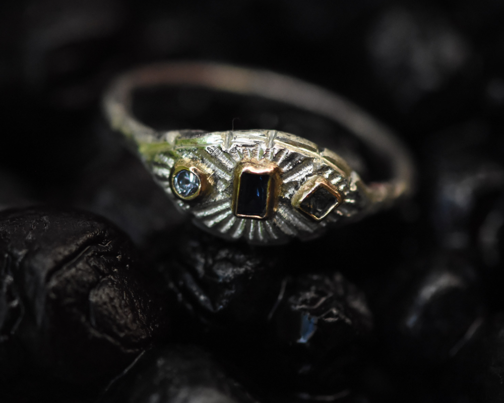 One of One—A Palette Like Bow’s Blueberries Ring