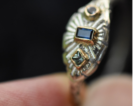 One of One—A Palette Like Bow’s Blueberries Ring