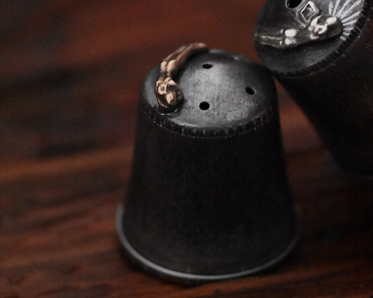 One of One Set—Dreaming Muse Salt & Pepper Shakers