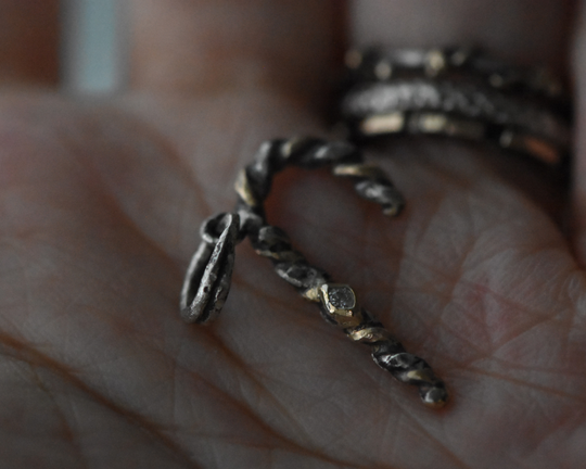One of One— Itty Bitty Candy Cane Charm