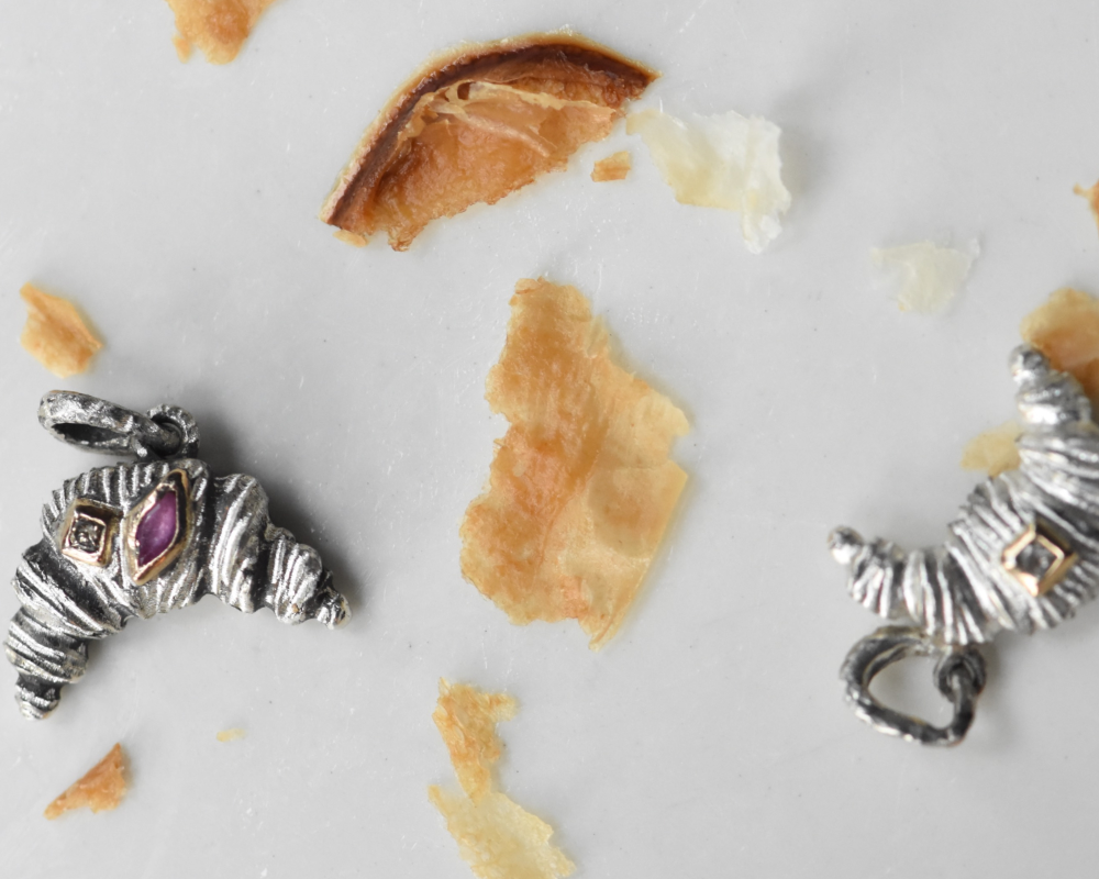 One of One—A Croissant With Jam & Butter