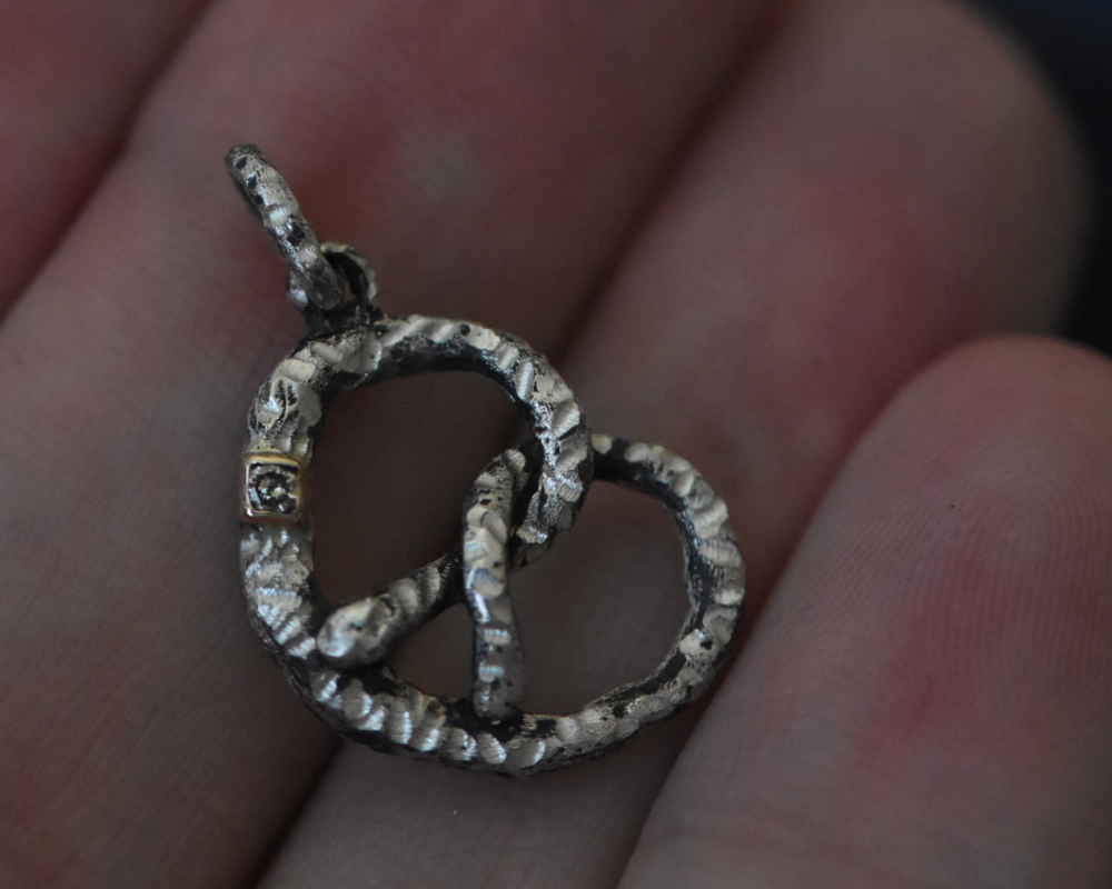 One of One—A Pretzel Snack After Notre-Dame