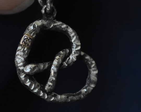 One of One—A Pretzel Snack After Notre-Dame