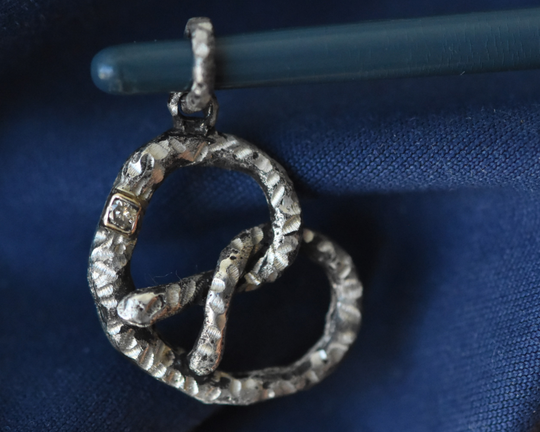 One of One—A Pretzel Snack After Notre-Dame