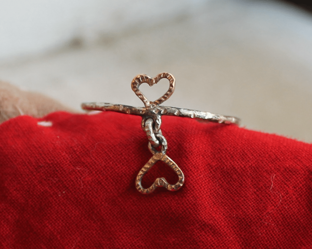 One of One—Heart to Heart Charm Ring - franny e