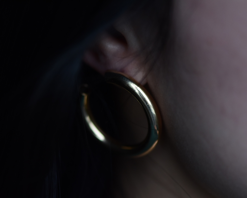 "La Casa Azul" Hoop Earrings by Thirteenth Studio