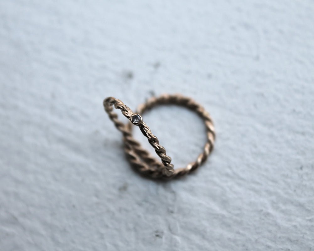 A Twist of Fate & Meaning Diamond Band - Franny E Fine Jewelry