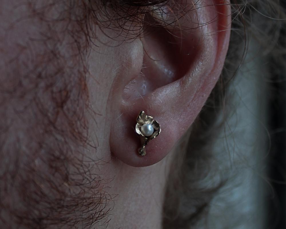 Lily Floret Earring Stud - Franny E Fine Jewelry