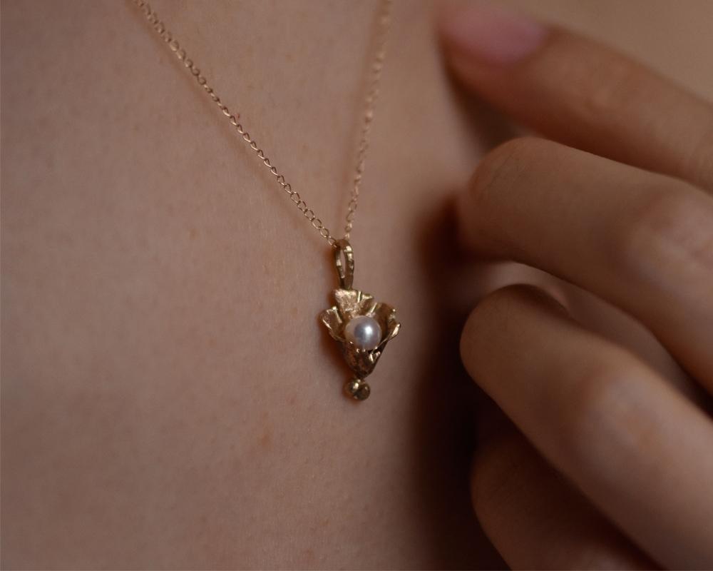 Lily Floret Pendant - Franny E Fine Jewelry