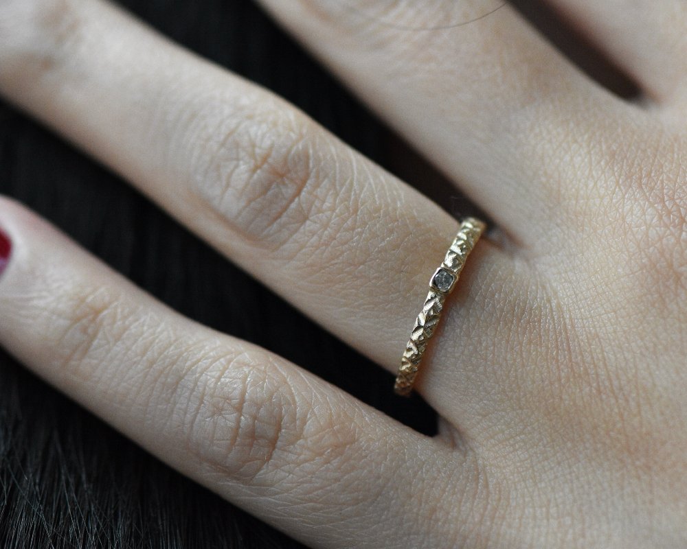 *NEW* Made to Order—TRACKS Diamond Ring Band - franny e