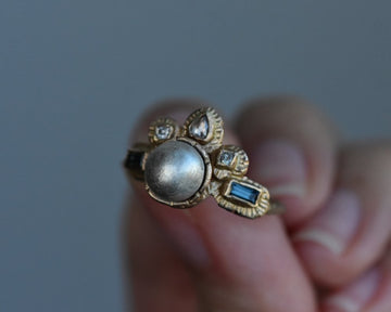 One of One—A Pearl From Montmartre Ring