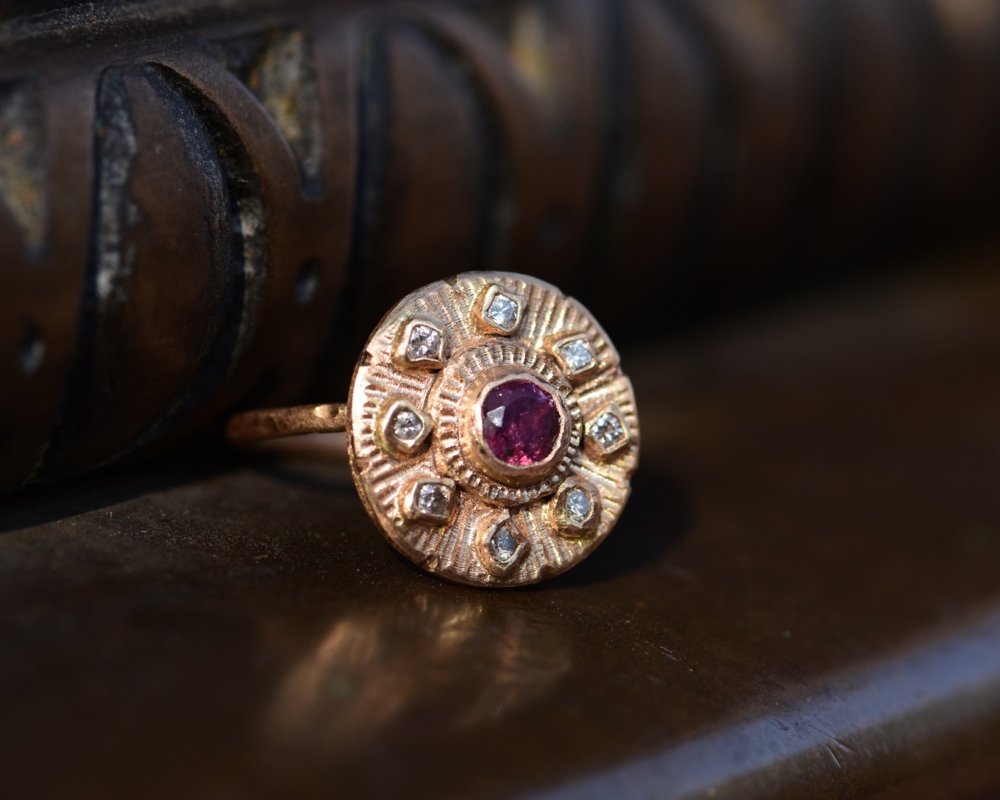 One of One—An Encompassment of Meaning Ring with Fairmined Gold - franny e