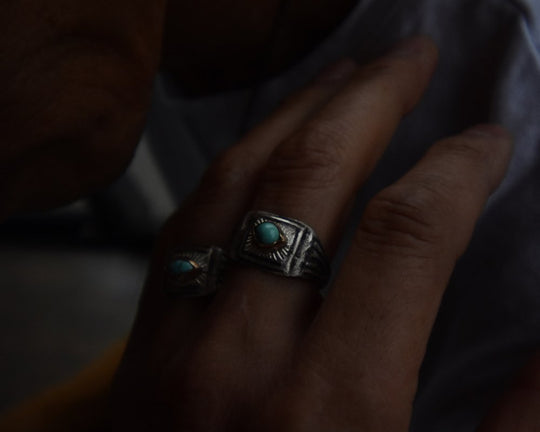 One of One—Jacques' Turquoise Ring No. 1 - franny e