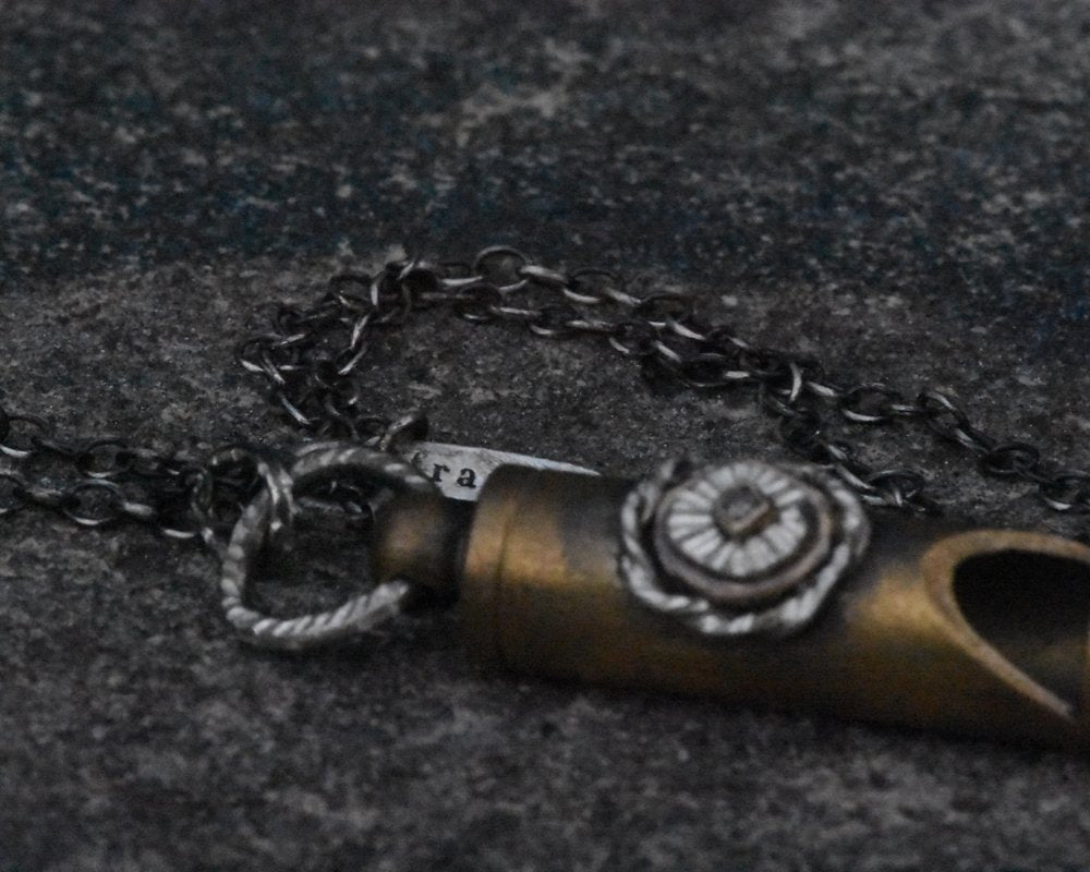 One of One—Lost Yet Found Whistle Necklace - franny e