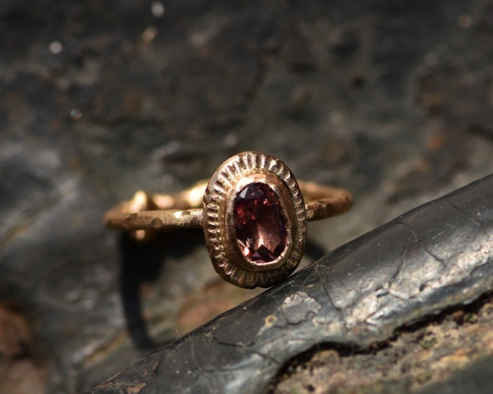 One of One—Secret Muse Ring with Fairmined Gold & Zircon - franny e