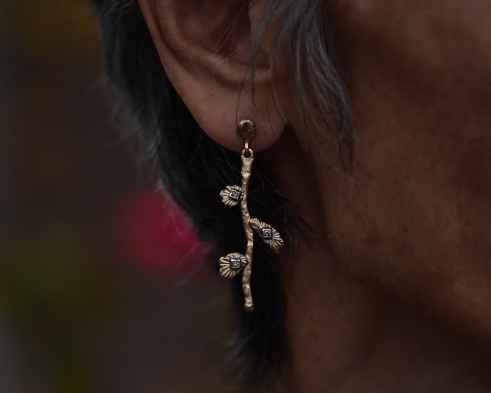 One of One—The Last Fallen Leaves Earrings - franny e