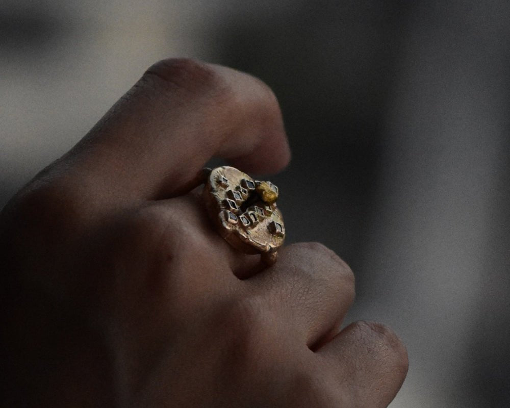 One of One—tracEs of humanity Fairmined Gold Ring - franny e